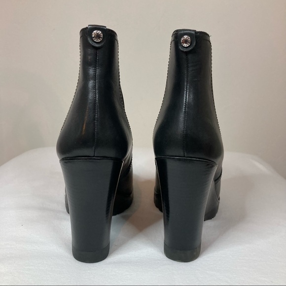 Michael Kors Thea Leather Wedge Boot, Size 10M, NWOT, Excellent Condition - Picture 6 of 7